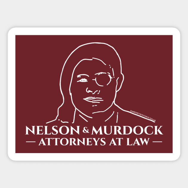 Nelson & Murdock: Attorneys at Law Magnet by Sara's Swag